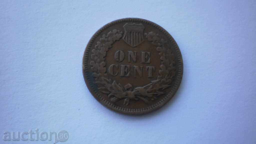 САЩ   1 Цент 1906   Рядка Монета
