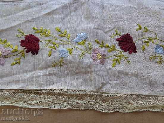 Κεντήματα καναρίνι ύφασμα με δαντέλα προίκα, ύφασμα ούγια - 6 Κεντήματα καναρίνι ύφασμα με δαντέλα προίκα, ύφασμα ούγια - 6