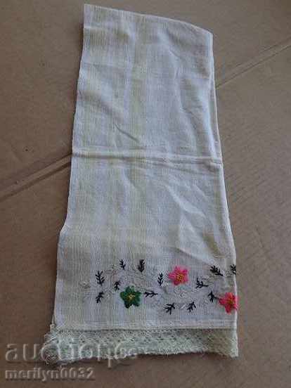 An embroidered canary cloth with lace, chees, canvas, pine with price 46.00 BGN | € 23.52 An embroidered canary cloth with lace, chees, canvas, pine with price 46.00 BGN | € 23.52