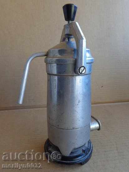 Old electric coffee maker late 1960s, jazz