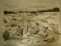 картина- туш -четка,