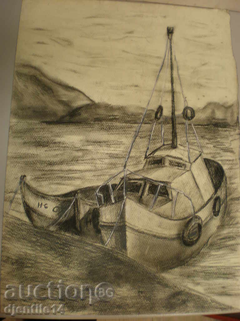 Pictură-cărbune.-Iva Vankova. Pictură-cărbune.-Iva Vankova.