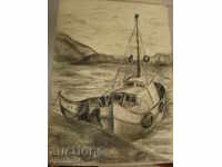 Ζωγραφική-κάρβουνο.-Ιβα Βάνκοβα.