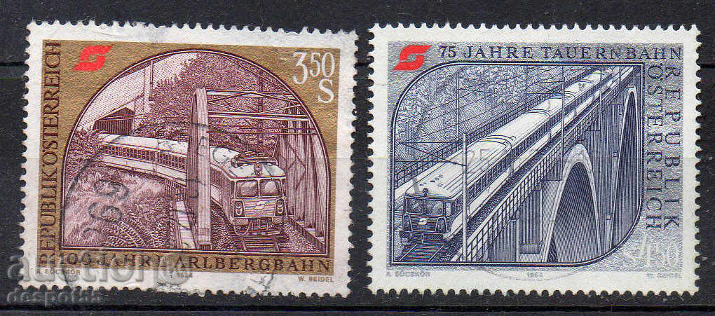 1984. Austria. Istoria căilor ferate.