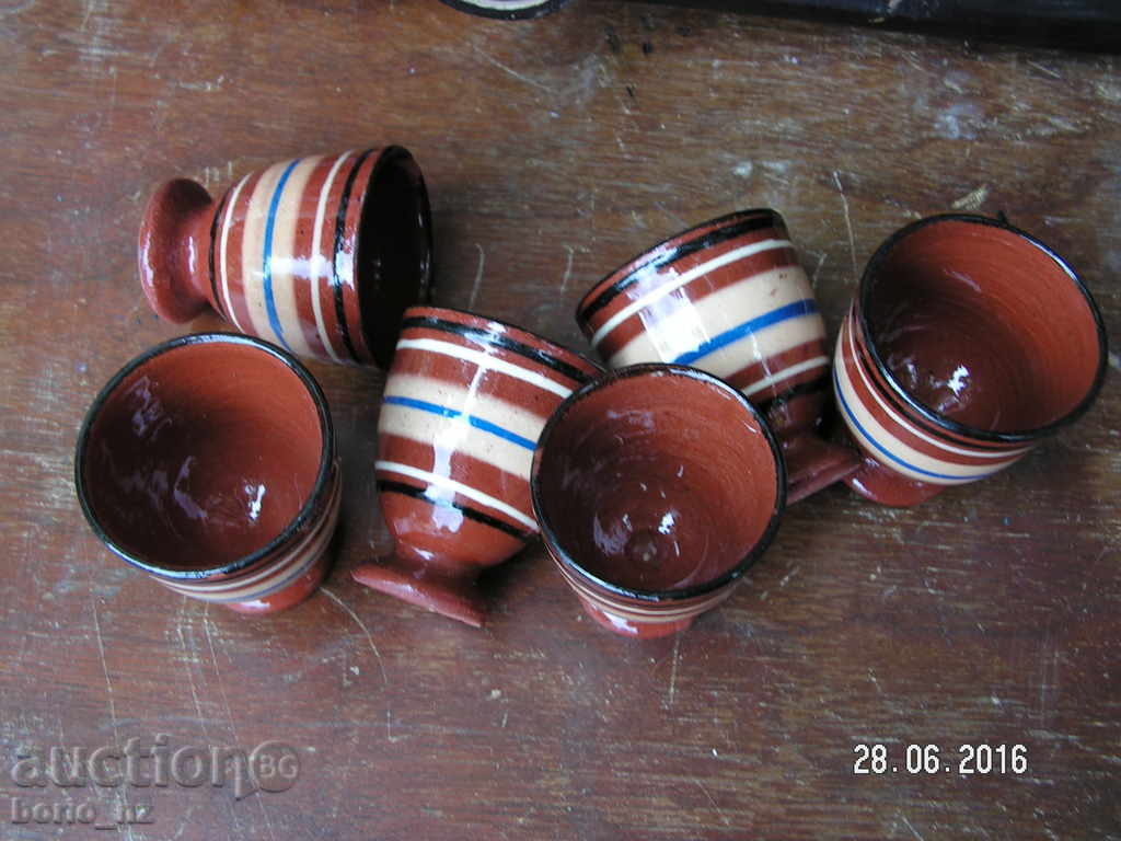 6621. STAR SERVICE FOR CRAZY GLAZED CERAMICS - 5 6621. STAR SERVICE FOR CRAZY GLAZED CERAMICS - 5