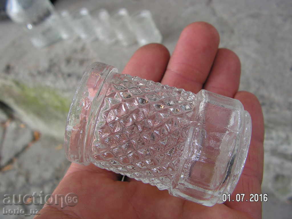 Auction 6629. STAR SERVICE GARAPE AND CHAESE MASSIVE GLASS Auction 6629. STAR SERVICE GARAPE AND CHAESE MASSIVE GLASS