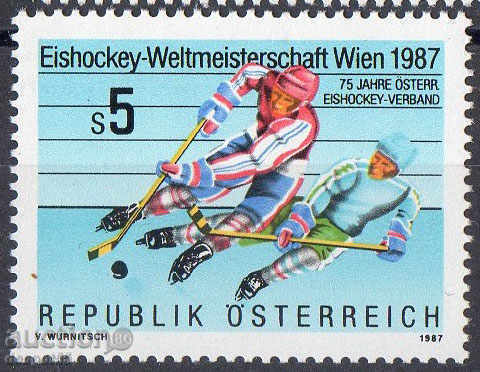 1987. Austria. Sport. Hochei pe gheață.