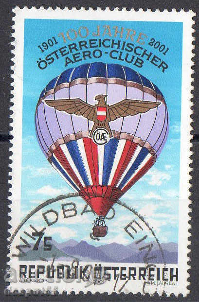 2001. Austria. 100th Austrian Aero Club.
