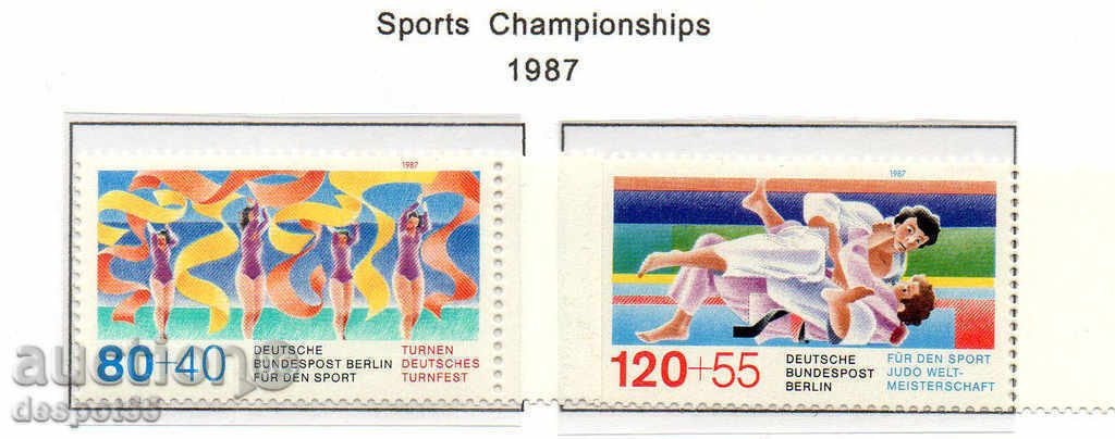 1987. Βερολίνου. Sport.
