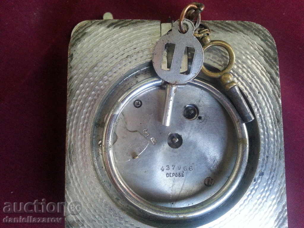 Livrarea Absolut rare franceză veche intrerupatoare Desktop Clock!