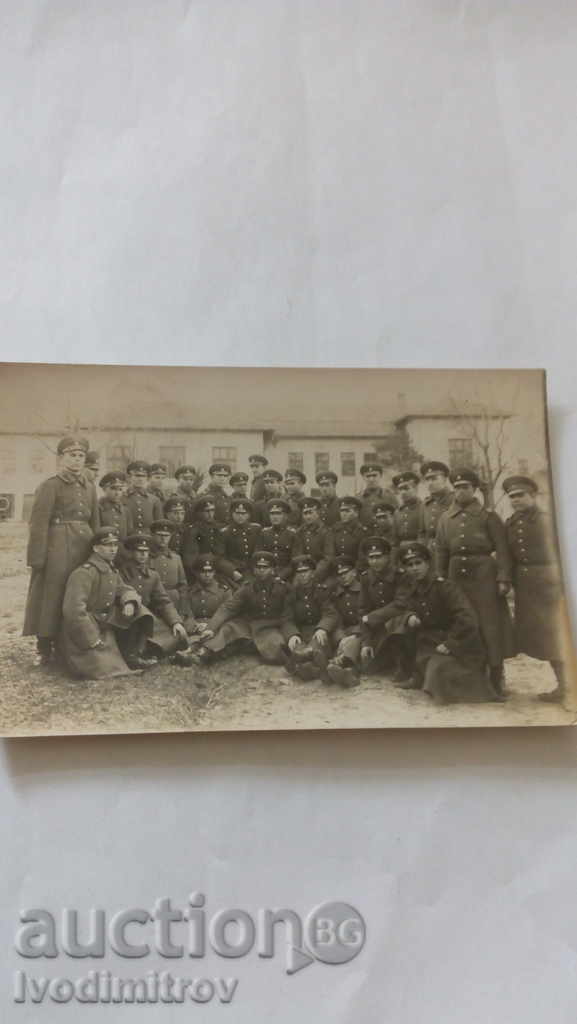 Καρτ ποστάλ Στρατιώτες με τους διοικητές τους