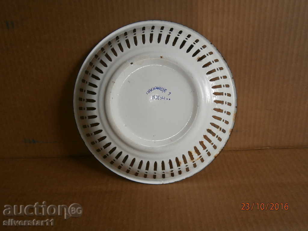 Delivery of old enamelled plate OBORISHTE 1964 Delivery of old enamelled plate OBORISHTE 1964