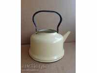Enamelled teapot kettle, enamel container, USSR