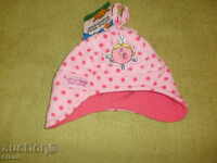 Warm winter hat for girl Little Miss, new