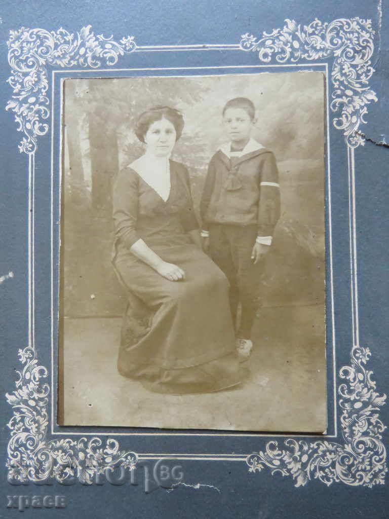 OLD PHOTO - CARDBOARD - 1913 - AYTOS - 0002