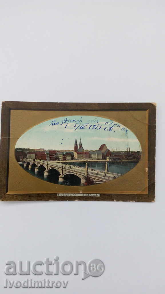 Пощенска картичка Frankfurt am Oder Total-Ansicht 1913