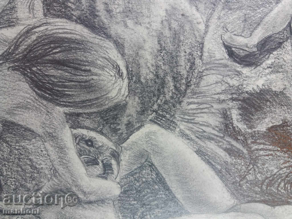 1245 Васил Съботинов-Хом Съдът над Парис 1994г. Рисунка с цена 30.00 лв. | € 15.34 1245 Васил Съботинов-Хом Съдът над Парис 1994г. Рисунка с цена 30.00 лв. | € 15.34