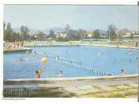 Carte poștală Bulgaria Banya Karlovo piscina minerala *