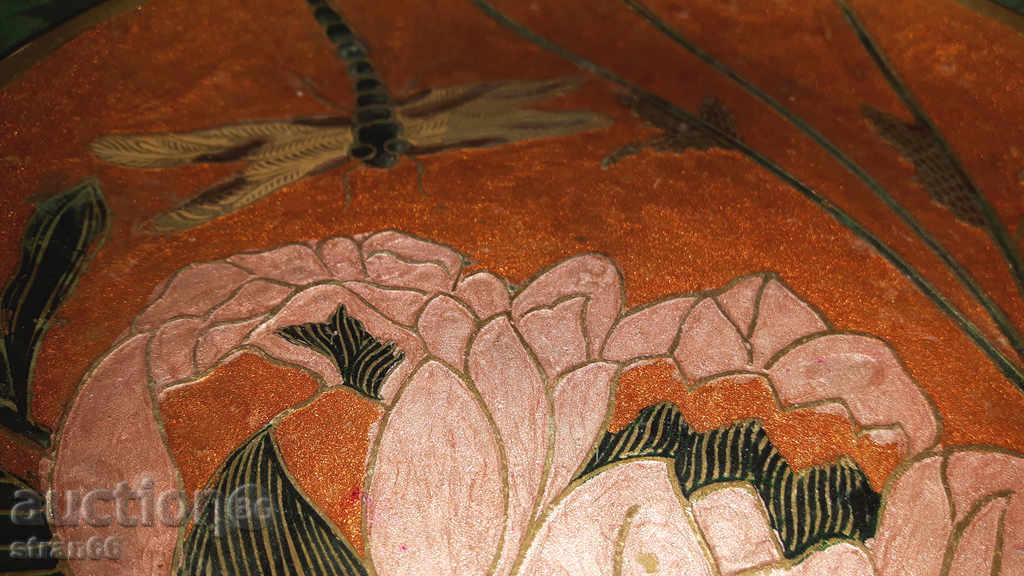 Auction  Exquisite Brass LOT. With unique relief paintings!