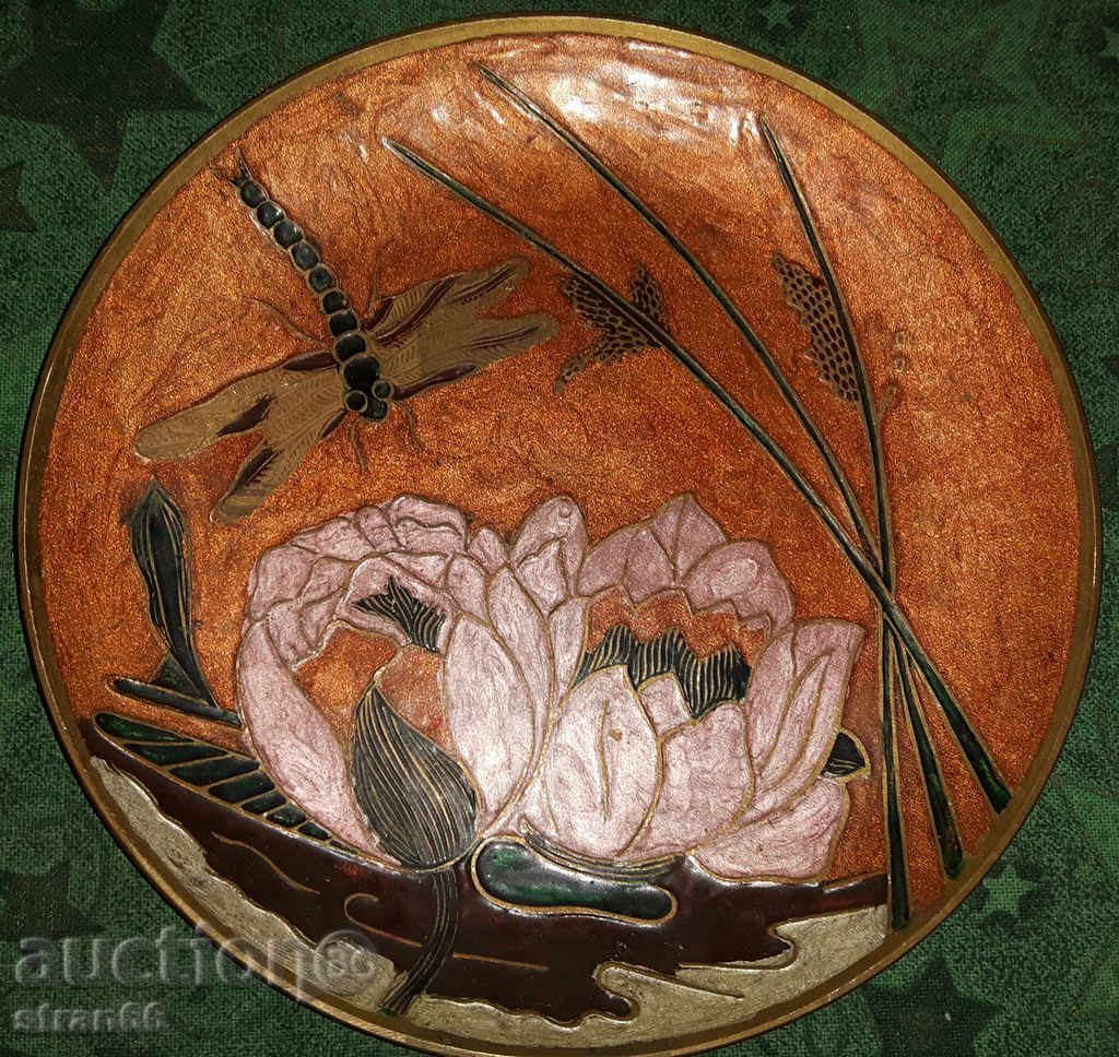 Delivery of Exquisite Brass LOT. With unique relief paintings!