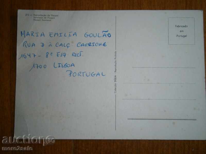Auction  Postcard - NAZARE PORTUGAL - NAPE PORTUGAL - 70-80-YE