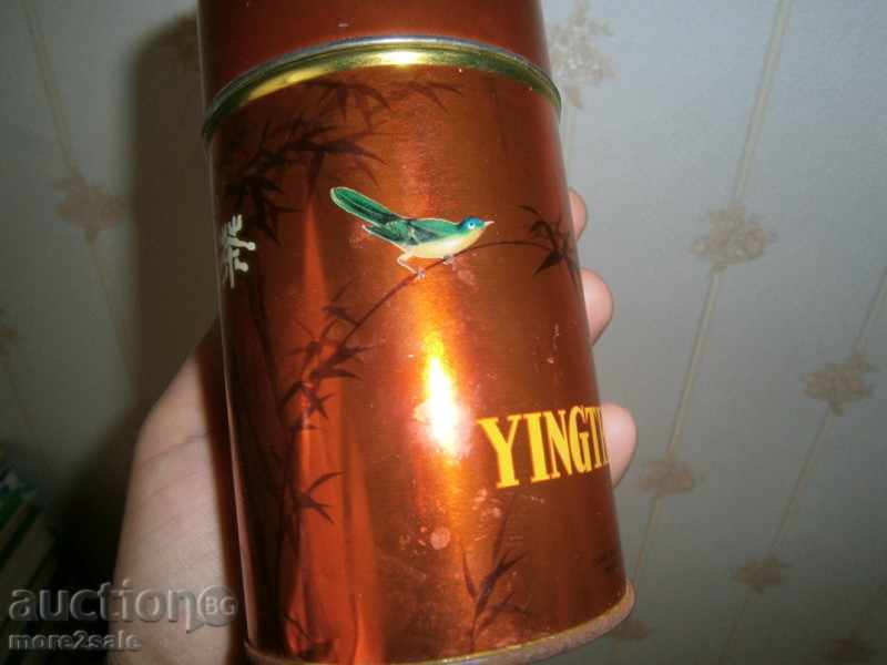 Delivery of METAL BOX OF BLACK TEA - EXCELLENT 13.2 CM HIGH CYLINDER Delivery of METAL BOX OF BLACK TEA - EXCELLENT 13.2 CM HIGH CYLINDER
