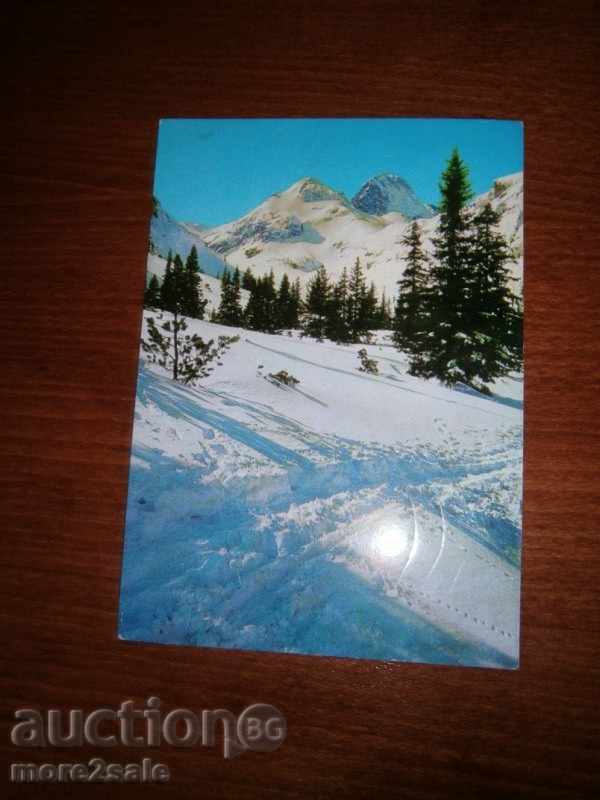 Card - RILA - Malyovitsa - Turism 1984