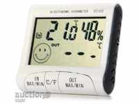 Thermometer and moisture meter external + internal