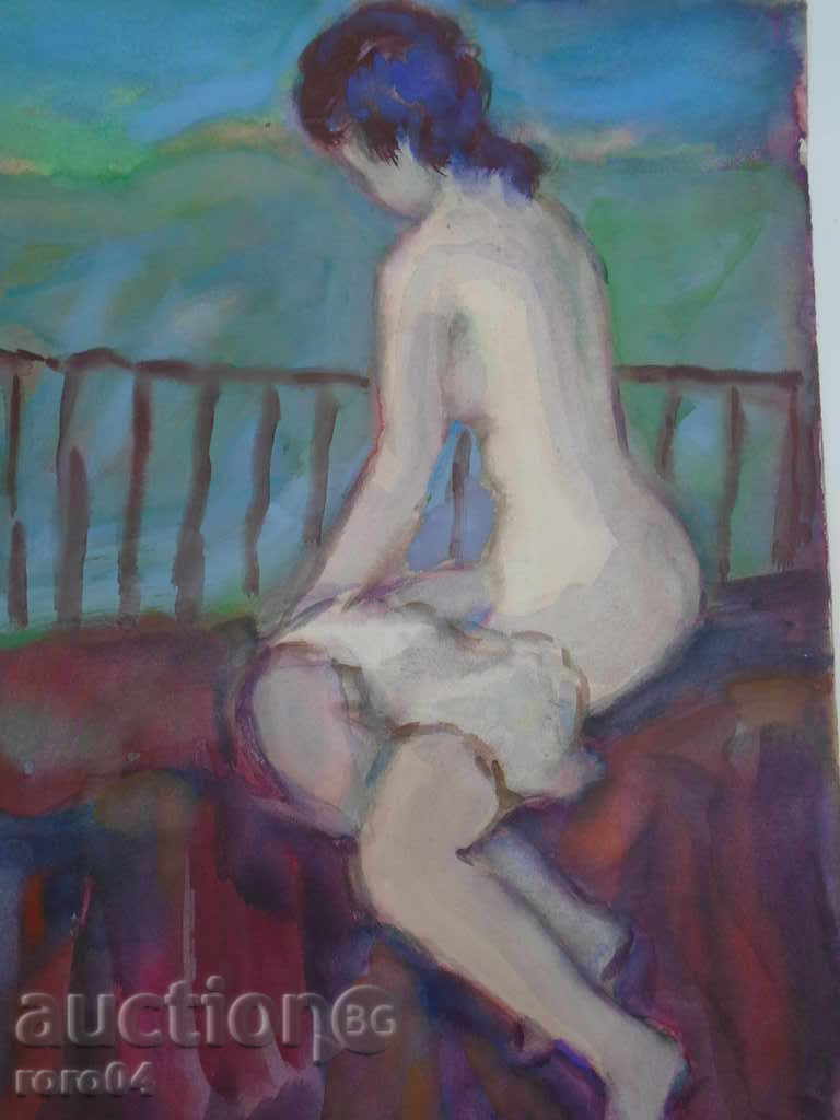 Georgi Kirov "Γυναίκα Γυμνό" AKVAREL - 5