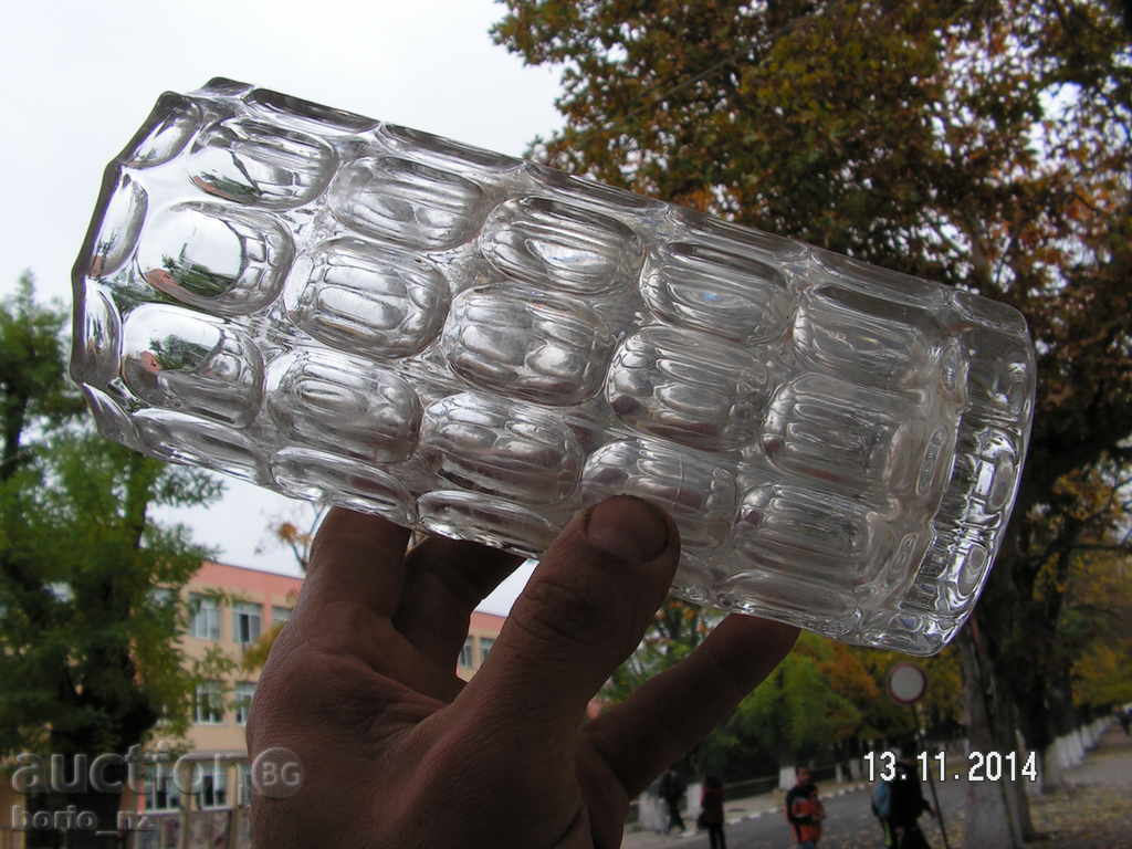 4292. STAR VASA MASSIVE GLASS ORNAMENTS - 6 4292. STAR VASA MASSIVE GLASS ORNAMENTS - 6