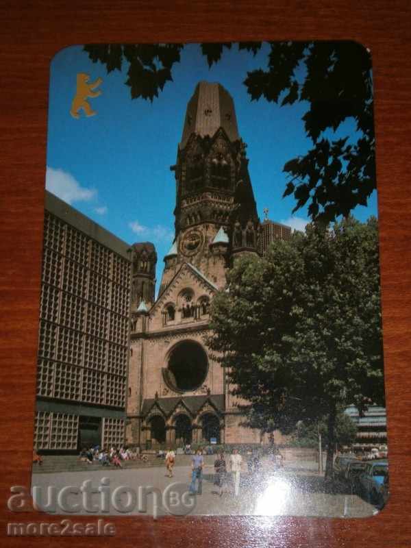 Postcard BERLIN - BERLIN GERMANY - TRAVEL 1984