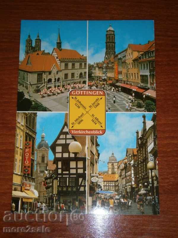 Card GOTTINGEN - GOTHENGEN GERMANY - Listed 80-th