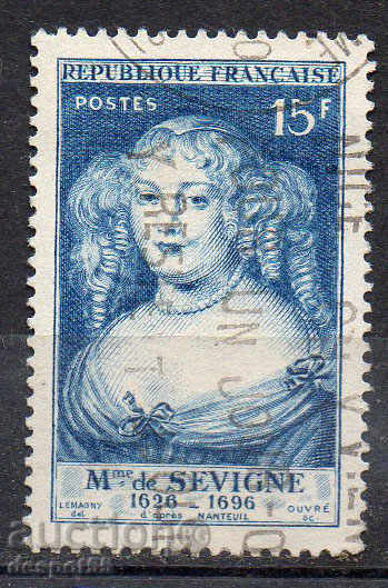 1950. Франция. Marie de Rabutin-Chantal,френска аристократка