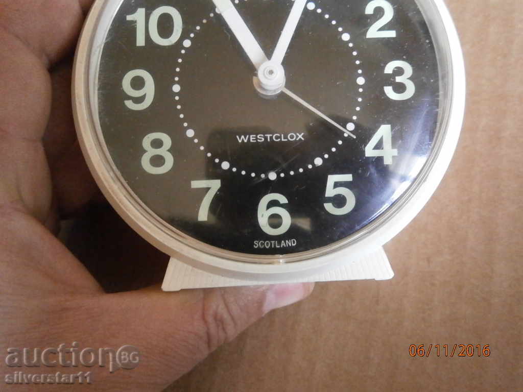 Аукцион работещ будилник WESTCLOX SCOTLAND Аукцион работещ будилник WESTCLOX SCOTLAND