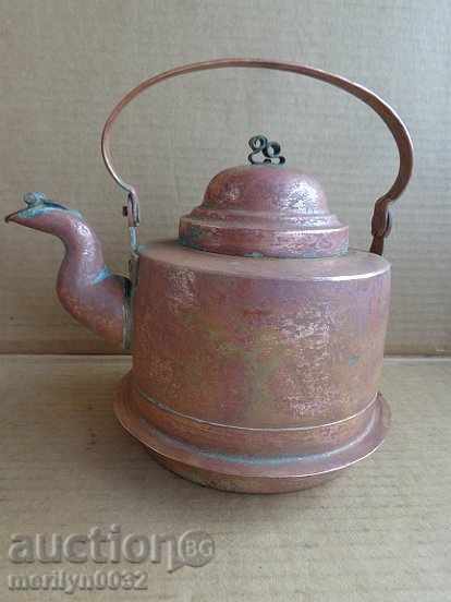 Ceainic vechi de aramă, vas de cafea vas de cupru vas de cupru vas de gumă cu preț 159.00 BGN | € 81.30