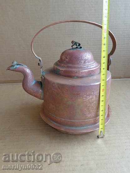 Ceainic vechi de aramă, vas de cafea vas de cupru vas de cupru vas de gumă - 7