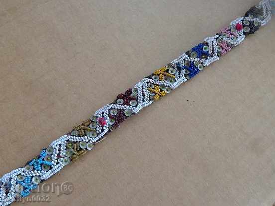 Auction Old beaded belt, girdle, girdle Auction Old beaded belt, girdle, girdle