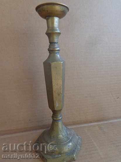 Old bronze Ottoman candlestick, lamp, candelabra - 7 Old bronze Ottoman candlestick, lamp, candelabra - 7