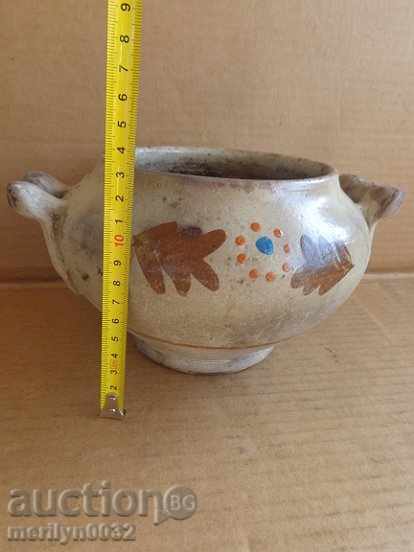 Стара глечосана купа паница, керамика редкаж - 5 Стара глечосана купа паница, керамика редкаж - 5