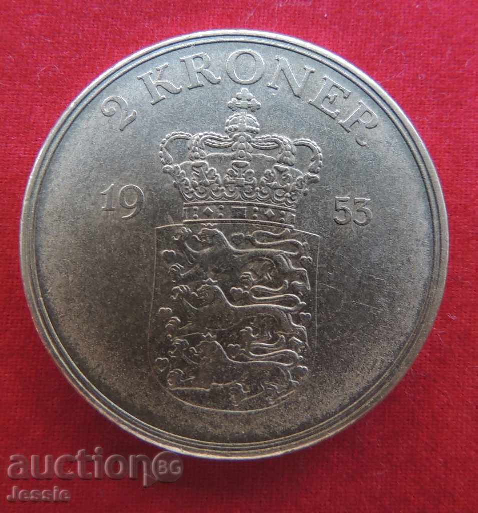 2 kroner 1953 Denmark 2 kroner 1953 Denmark