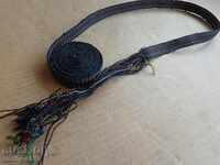 An old hand-knotted belt, belt, belt costume
