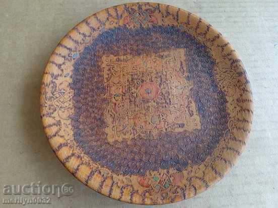 Pyrographic plate of wood decoration for wall wooden plate - 5 Pyrographic plate of wood decoration for wall wooden plate - 5