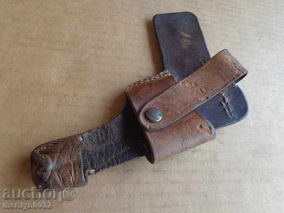 Open holster for Langehan Browning Mauser 7.65 pistol Open holster for Langehan Browning Mauser 7.65 pistol