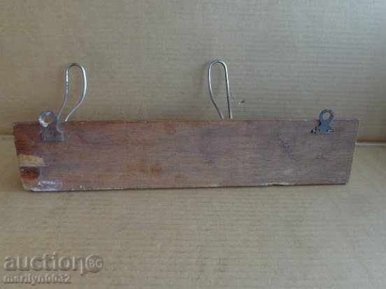 Delivery of An old bourgeois coat of walnut forged wrought iron Delivery of An old bourgeois coat of walnut forged wrought iron