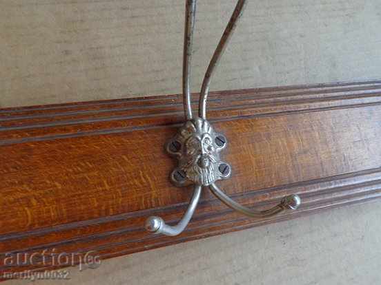 An old bourgeois coat of walnut forged wrought iron - 5 An old bourgeois coat of walnut forged wrought iron - 5