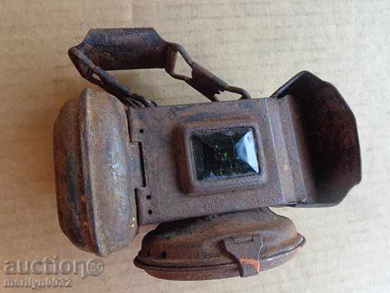 Old German Railway Flashlight Lamp Spotlight - 6 Old German Railway Flashlight Lamp Spotlight - 6