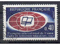 1967. Franța. 3-lea Congres Internațional de la radio și TV.