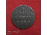 5 1/16 Gulden 1808 Indiile de Est Olandeze 1802-1809-RARE