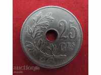 25 centimes 1908 Belgium