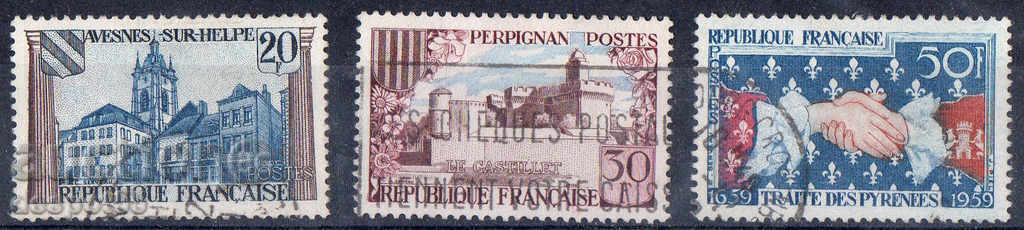1959. France. 300 years of the Treaty of the Pyrenees.